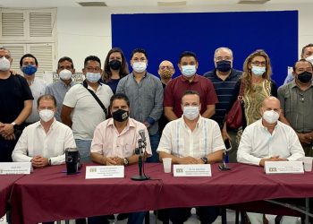 SE REUNEN EMPRESARIOS CON EL DIPUTADO LUIS ALEGRE PARA CONOCER AVANCES EN LA CONSTRUCCIÓN DEL TREN MAYA