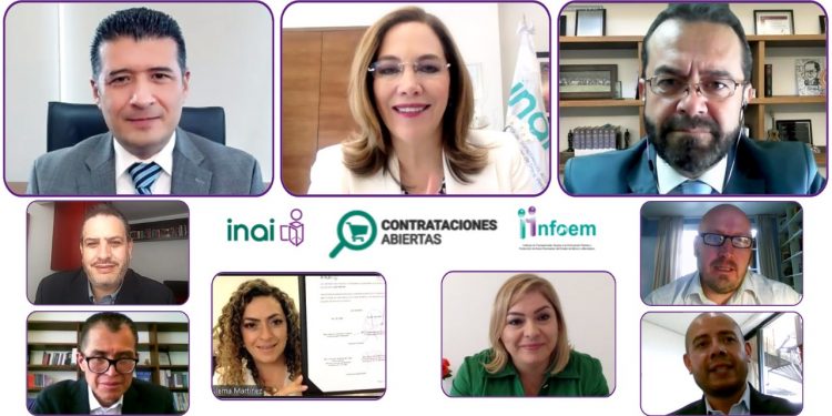 FIRMAN CONVENIO INAI E INFOEM PARA IMPLEMENTAR CONTRATACIONES ABIERTAS EN EL ESTADO DE MÉXICO