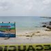 CIERRAN LA PLAYA “CALENTITA” POR REPARACIÓN DE SOCAVÓN EN COZUMEL