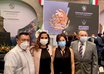 ACOMPAÑA MARCIANO DZUL A INFORME DEL PRESIDENTE DE LA MESA DEL SENADO