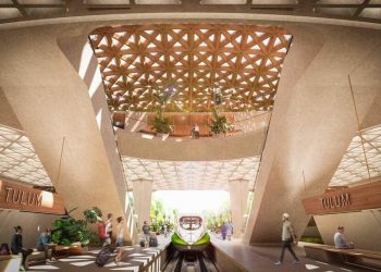 DIFUNDEN DISEÑO QUE TENDRÍA LA ESTACIÓN EN TULUM DEL TREN MAYA