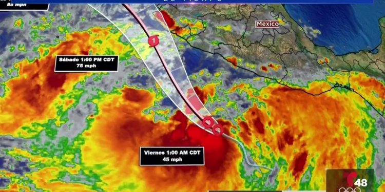 TORMENTA TROPICAL »NORA» SE FORMA EN EL PACÍFICO