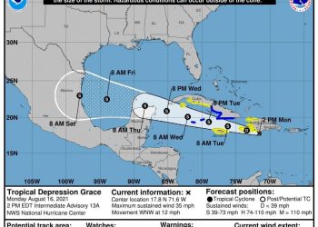 SE EMITE ALERTA AZUL PARA MUNICIPIOS DEL NORTE DE QUINTANA ROO