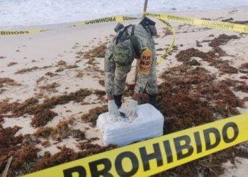 RECALA COSTAL CON 30 PAQUETES CON COCAÍNA EN COZUMEL