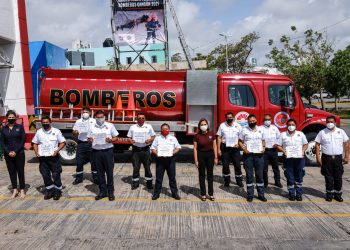 SELECCIONAN A BOMBEROS QUE VAN A REPRESENTAR A CANCÚN EN TORNEO NACIONAL