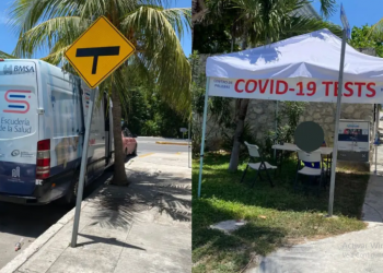 MÓDULOS DE PRUEBAS COVID OPERAN SIN PERMISOS EN ZONA HOTELERA DE CANCÚN