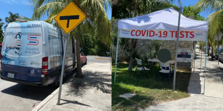 MÓDULOS DE PRUEBAS COVID OPERAN SIN PERMISOS EN ZONA HOTELERA DE CANCÚN