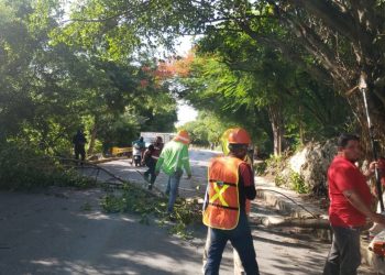 PREPARADOS Y ATENTOS EN ISLA MUJERES POR LA TORMENTA TROPICAL “GRACE”