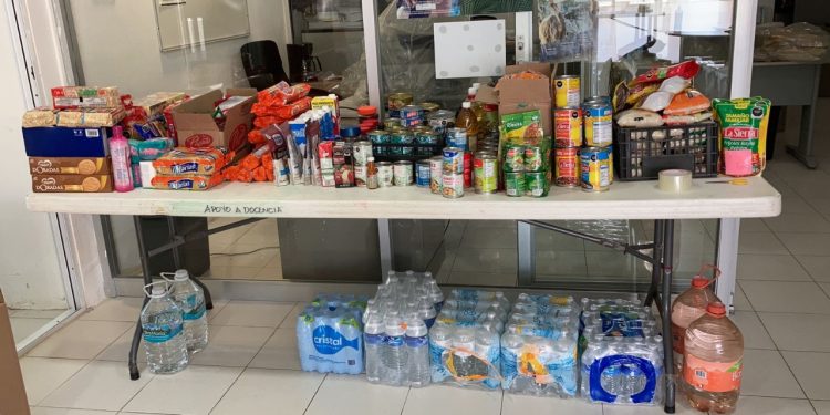 ACOPIA UNICARIBE CERCA DE MEDIA TONELADA DE VÍVERES PARA DAMNIFICADOS POR “GRACE”