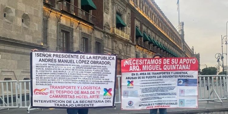 EMPLEADOS DE XCARET PIDEN AYUDA A AMLO, DENUNCIAN MALTRATO LABORAL