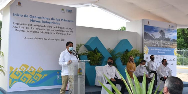 ATESTIGUA PRESIDENTE MUNICIPAL, LA APERTURA E INICIO DE OPERACIONES DEL RECINTO FISCALIZADO EN CHETUMAL