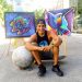 JOVEN QUINTANARROENSE CREA OBRAS DE ARTE CON COLILLAS, EN PLAYA DEL CARMEN