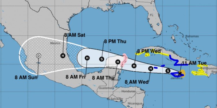 GRACE IMPACTARÁ COMO HURACÁN 1 EN QUINTANA ROO
