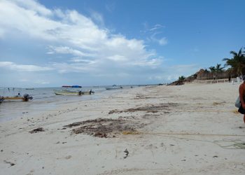 CONTINÚAN LABORES DE LIMPIEZA DE PLAYAS EN TULUM