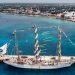 ARRIBA ‘CUAUHTÉMOC’, BUQUE ESCUELA DE LA SEMAR A COZUMEL
