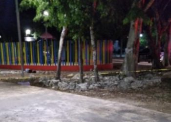 EJECUTAN A JOVEN DE 21 AÑOS EN EL PARQUE DE LAS PALAPAS DOS DE CANCÚN