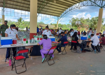 SE REPORTA BUENA RESPUESTA DE LOS JOVENES DE 18 A 29 AÑOS PARA OBTENER LA VACUNA COVID-19 EN KANTUNILKÍN