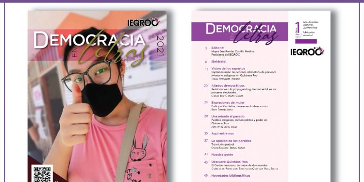 IEQROO PRESENTA REVISTA DIGITAL “DEMOCRACIA EN LETRAS”.