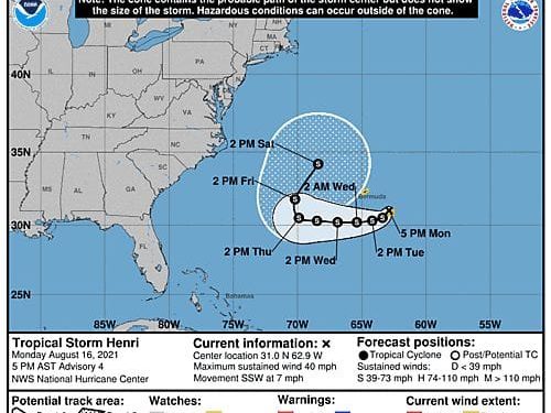 SE FORMA LA TORMENTA TROPICAL «HENRY» EN EL OCÉANO ATLÁNTICO