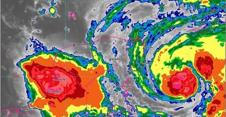 EMITEN ALERTA ROJA PARA LOS SIGUIENTES MUNICIPIOS DE QUINTANA ROO