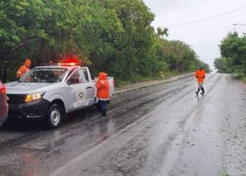 TRAS EL PASO DE “GRACE” INICIAN TRABAJOS DE RECONOCIMIENTO DE POSIBLES AFECTACIONES Y LIMPIEZA EN ISLA MUJERES
