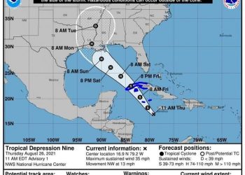 SE FORMÓ LA DEPRESIÓN TROPICAL NÚMERO NUEVE, NO REPRESENTA RIESGO PARA EL ESTADO.