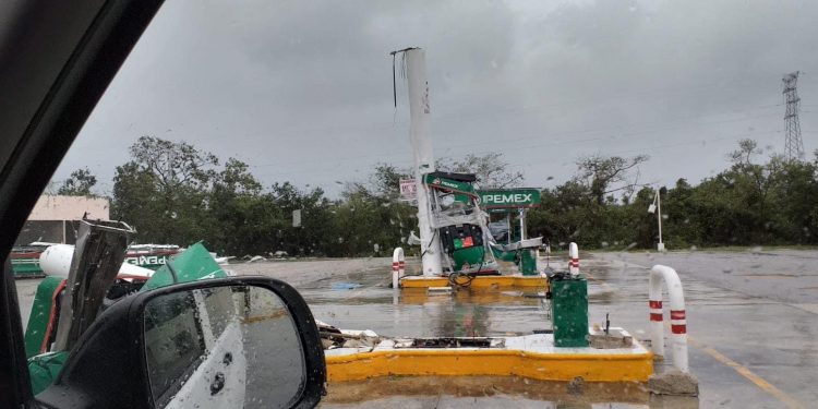 GRACE DEJA DAÑOS EN INFRAESTRUCTURA EN TULUM
