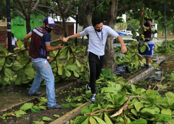 AVANZA GOBIERNO DE SOLIDARIDAD EN LA LIMPIEZA DE CALLES Y ESPACIOS PÚBLICOS