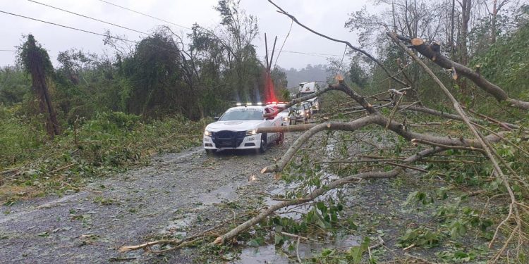 GUARDIA NACIONAL INTENSIFICA SUS PATRULLAJES PARA APOYAR A POBLADORES POR LOS EFECTOS DE «GRACE»