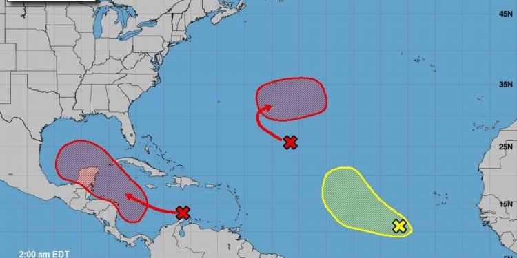 ZONA DE BAJA PRESIÓN DEL MAR CARIBE NO REPRESENTA RIESGO DE MOMENTO PARA EL ESTADO