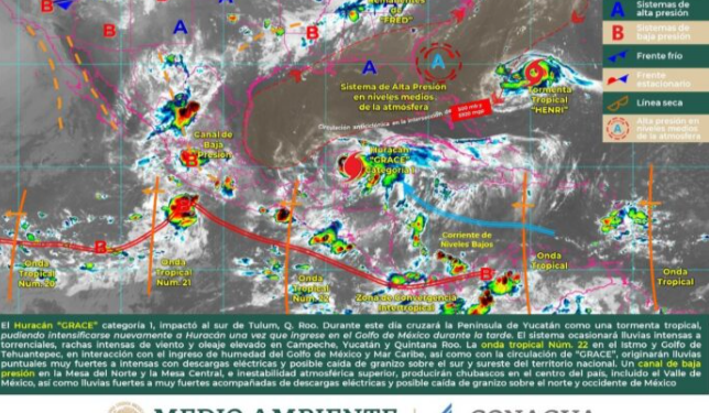 LOS EFECTOS QUE TUVO «GRACE» EN QUINTANA ROO