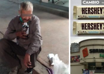 LIBERAN A ABUELITO DE 82 AÑOS QUE ROBÓ DOS CHOCOLATES HERSHEY EN UN SORIANA