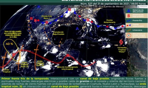 TORMENTAS ‘ROSE’ Y ‘PETER’ NO REPRESENTAN PELIGRO PARA QUINTANA ROO