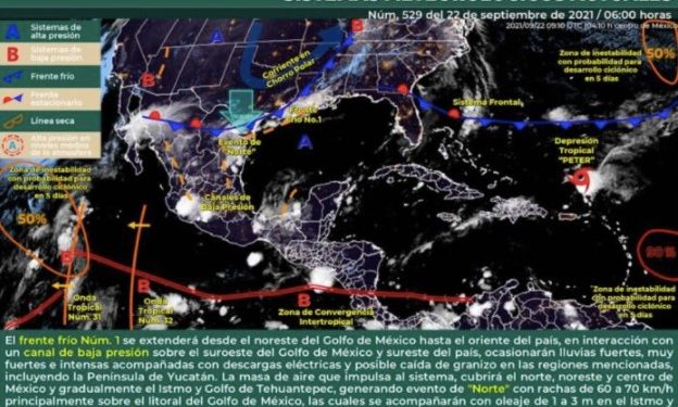 POCA LLUVIA Y TORMENTA ELÉCTRICA EN MUNICIPIOS DE QUINTANA ROO