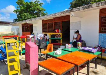 AVANZA LA REHABILITACIÓN DE ESCUELAS PARA EL RETORNO GRADUAL A CLASES PRESENCIALES