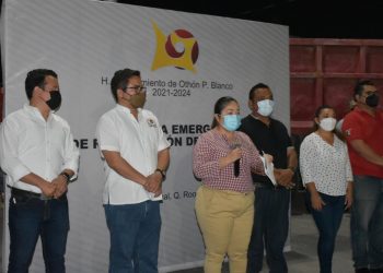 ATIENDEN PROBLEMA DE BASURA EN OTHÓN P. BLANCO