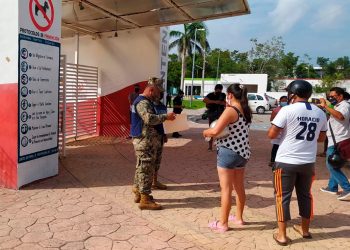 DESCIENDE AFLUENCIA EN JORNADA DE VACUNACIÓN EN COZUMEL