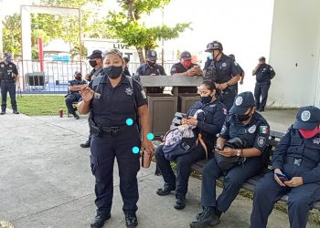 PARAN POLICÍAS SUS LABORES EN COZUMEL