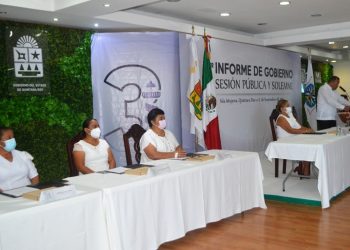 RINDEN EL TERCER INFORME DE GOBIERNO DE ISLA MUJERES