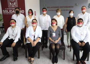 INAUGURA LAURA BERISTAIN OFICINA ENLACE MUNICIPAL DE LA SECRETARÍA DE RELACIONES EXTERIORES EN SOLIDARIDAD