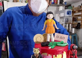 CREAN PASTEL DEL JUEGO DEL CALAMAR