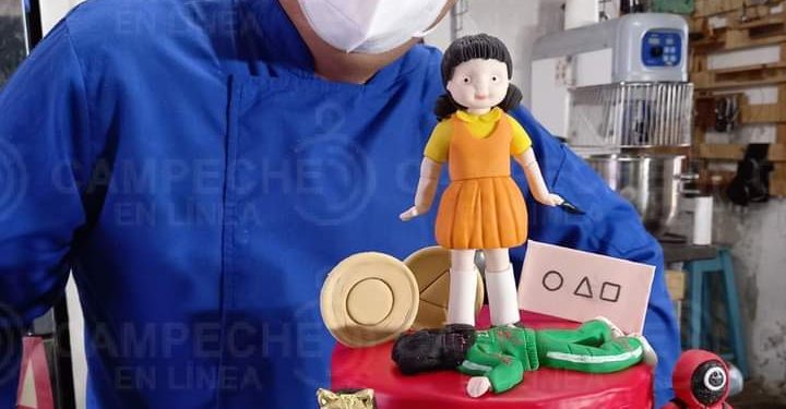 CREAN PASTEL DEL JUEGO DEL CALAMAR