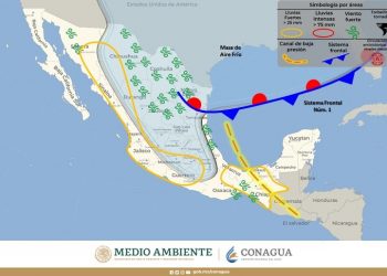 FRENTES FRÍOS COMIENZAN A INFLUENCIAR MÉXICO: ADRIÁN MARTÍNEZ ORTEGA
