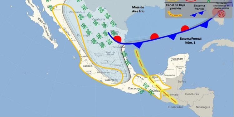FRENTES FRÍOS COMIENZAN A INFLUENCIAR MÉXICO: ADRIÁN MARTÍNEZ ORTEGA
