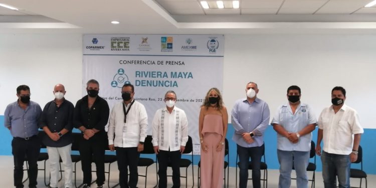 FISCALIA DEL ESTADO Y SECTORES EMPRESARIAL Y COMERCIAL TRABAJAN DE LA MANO EN EL PROGRAMA “DENUNCIA RIVIERA MAYA” : LENIN AMARO