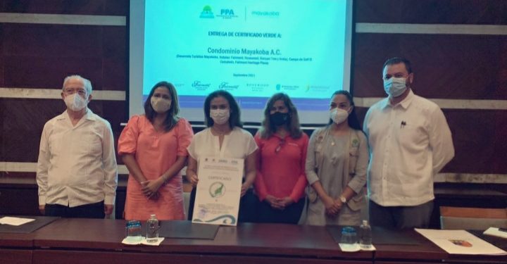 EL COMPLEJO MAYAKOBA SE CONSOLIDA EN MATERIA AMBIENTAL CON EL “DISTINTIVO QUINTANA ROO VERDE”