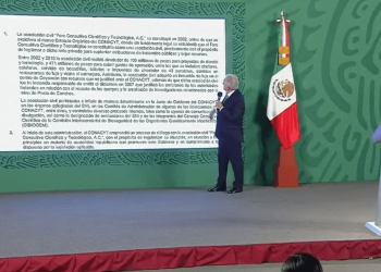 QUE SE INVESTIGUE Y SI HAY CORRUPCIÓN QUE SE CASTIGUE: AMLO SOBRE CASO DEL CONACYT