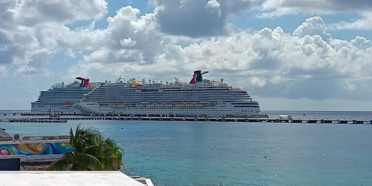 COZUMEL TENDRÁ SU MAYOR ARRIBO DE CRUCEROS EN ESTA SEMANA, EN LA QUE ESTÁN PROGRAMADOS 11 HOTELES