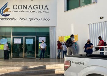MANIFESTACIÓN DE TRABAJADORES DE CONAGUA