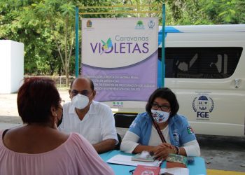 LAS CARAVANAS VIOLETAS ATIENDEN A MÁS DE 3 MIL HABITANTES DE COMUNIDADES RURALES E INDÍGENAS DE QUINTANA ROO